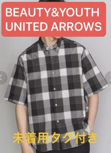 [미착용] BEAUTY&YOUTH UNITED ARROWS 체크 셔츠