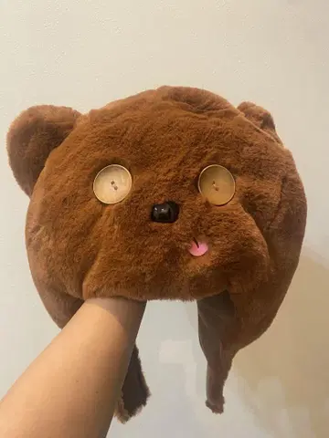 곰 얼굴 머리띠