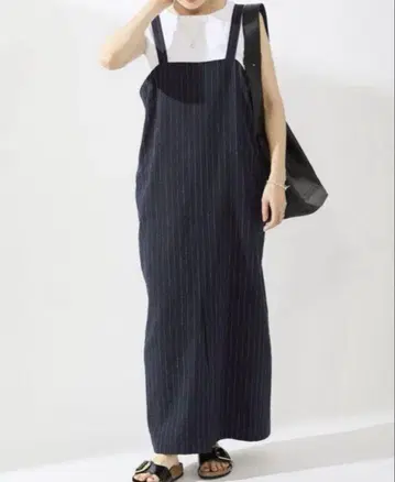 2024SS IENA 이에나 린넨 혼방 I 라인 점퍼 스커트