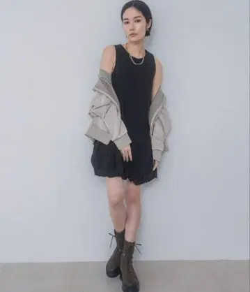 JENASIS 벌룬 미니 원피스 미사용 새상품 택 포함