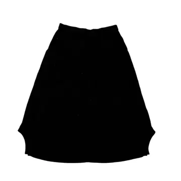 새상품급 TRUNK 히로코코시노 (L) 사다리꼴 롱 스커트 블랙