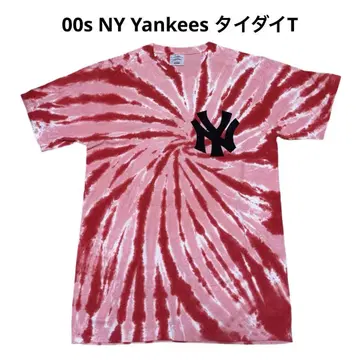 00s New York Yankees 타이다이 티셔츠 M