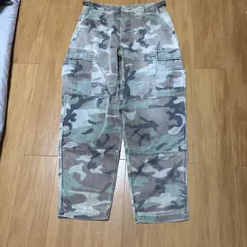 멘사이 패턴 카고 팬츠
