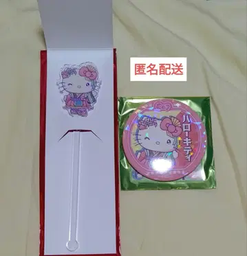 헬로키티 아크릴 마들러 & 캔뱃지 네오나츠마츠리 네오엔니치