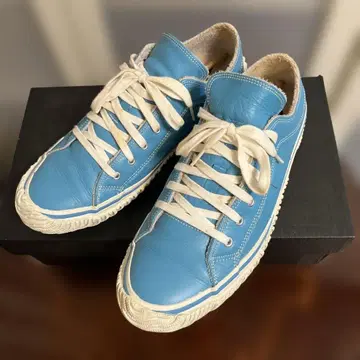 스핑글 무브 가죽 스니커즈 스카이블루 M 사이즈 25.5cm