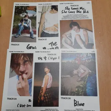 SHINee 테민 테민 [Guilty] Archive box 사진 6장