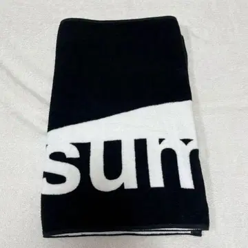 sumika 로고 타월 블랙