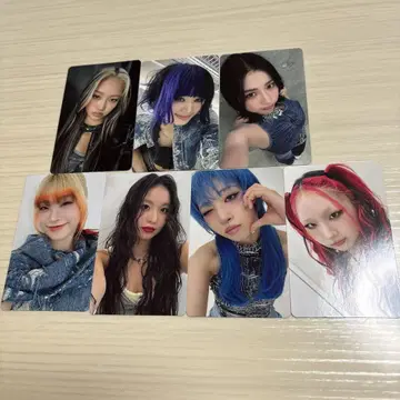 HANA blue jeans A반 봉입 트레이딩 카드 컴프 7장 세트