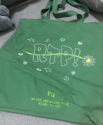 INI RTP 토트백 그린