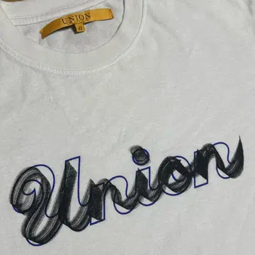 UNION LA 유니온 브러시 페인트 티셔츠