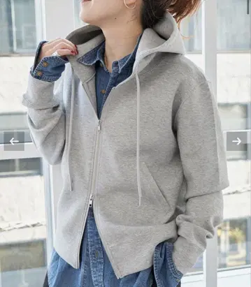 스픽 앤 스팬 스트레치 지퍼 후드 후드티