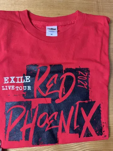 EXILE RED PHOENIX 2021 티셔츠 M 사이즈