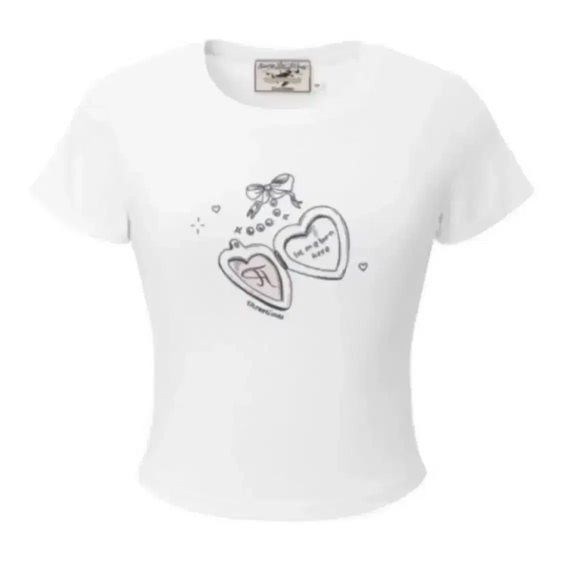 threetimes☆tht ♥ pendant tee THREETIMES | 쓰리타임즈 Threetimes Pendant T-shirt on
