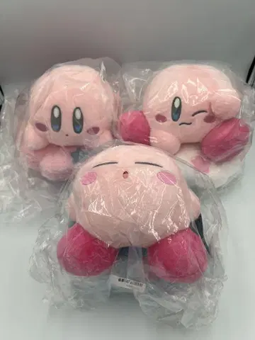 별의 커비 봉제 인형 3종 세트