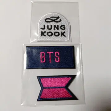 JUNG KOOK BTS 와펜 3개 세트 FESTA 2024