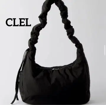 CLEL 클레일 발수 나일론 빅 개더 숄더백