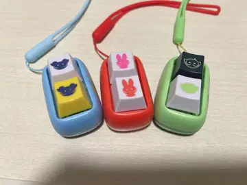 파워 퍼프 걸스 키 캡 키링 키보드 파워 퍼프