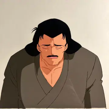 다카하시 루미코 원작 '란마 1/2' 애니메이션 셀화, 텐도 소운