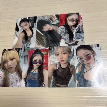 HANA blue jeans B반 봉입 트레이딩 카드 컴프 7장 세트
