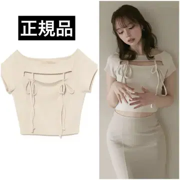 안드 마리 Bebe ribbon tops