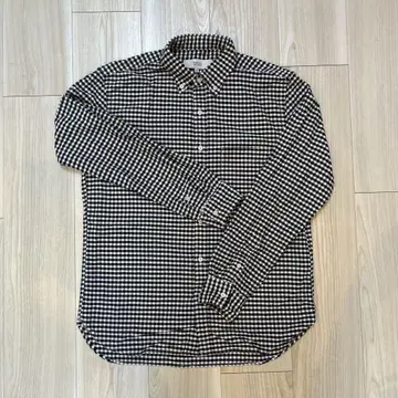 ROSSO urban research 깅엄 체크 긴팔 셔츠 M