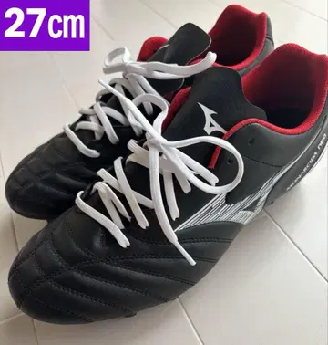 미즈노 27cm 축구 스파이크 모나르시다 네오 3 블랙 검정 와이드