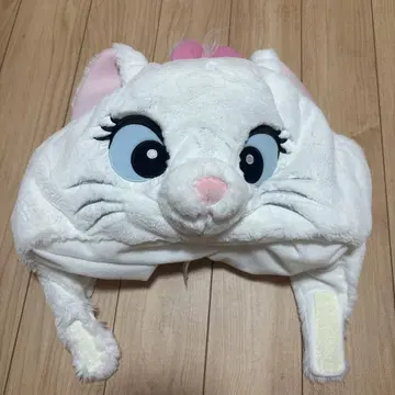 마리 귀도리 모자 화이트