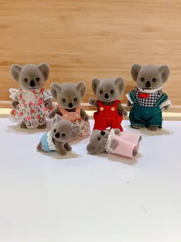 실바니아 코알라 패밀리 UK판 해외판 오픈 핸드 레어