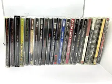 펑크 메탈 CD 세트 메탈 펑크