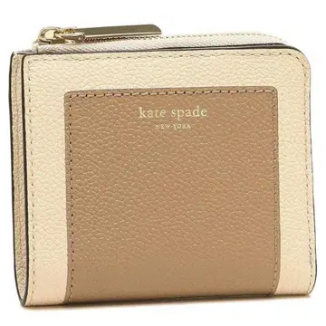 kate spade 접이식 지갑 베이지/화이트