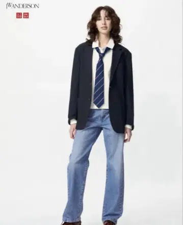 유니클로 JW ANDERSON 스트레이트 청바지 27