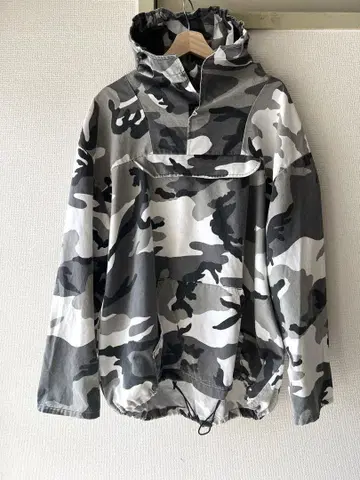 90s US MILITARY 시티 카모 아노락 후드티