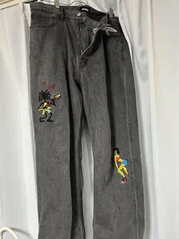 XLARGE 그레이 데님 팬츠 36