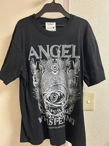 키타니타츠야 ANGEL WHISPERING 티셔츠 블랙 L 아레나