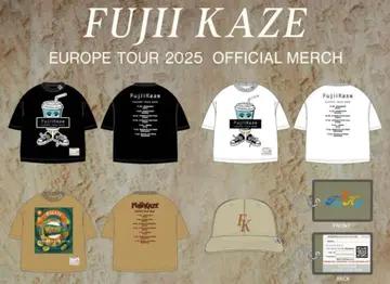 FUJII KAZE EUROPE TOUR 2025 티셔츠