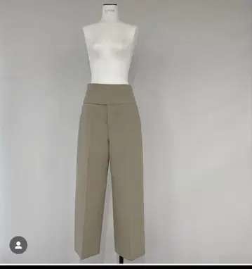 로헨 LOHEN 하이웨스트 와이드 팬츠