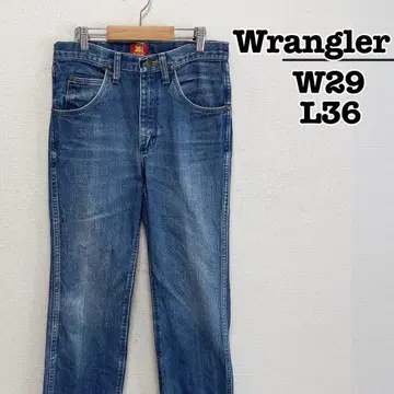 Wrangler 36MWZ 데님 팬츠 블루 W29 L36 멕시코제