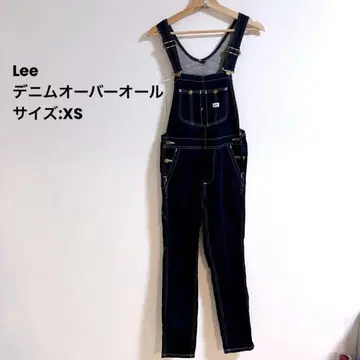 Lee 다크 블루 여성용 데님 오버롤 XS