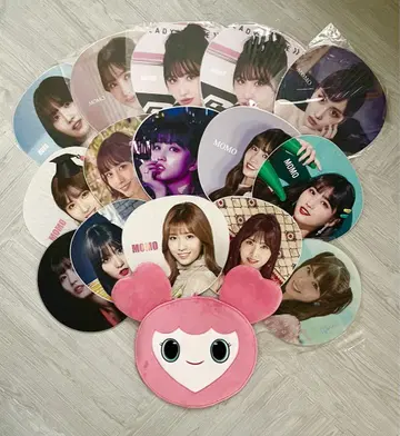 TWICE 허벅지 부채 15개와 모브리 부채 커버 세트