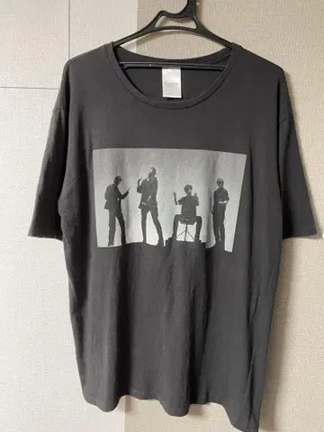 Mr.Children 포토 티셔츠 블랙