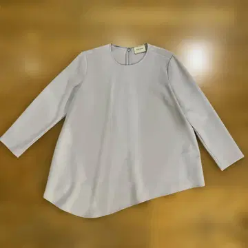 UNITED ARROWS 블루 그레이 어시멘틀리 7부 소매 셔츠 40
