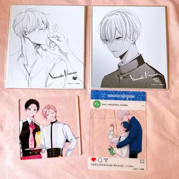 야마다 노노노 카페 아크릴 코스터 색지