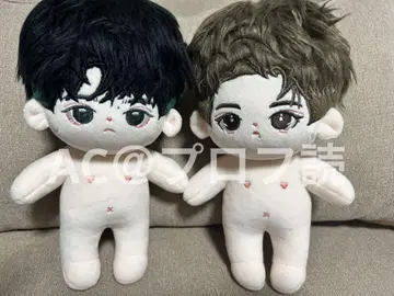 왕이보, 샤오쟈오 20cm 봉제 인형 커플 세트 레어 즉시 발송