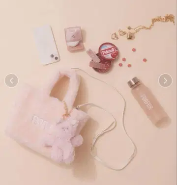 한정판 FURFUR 에코 토트백 라이트 핑크