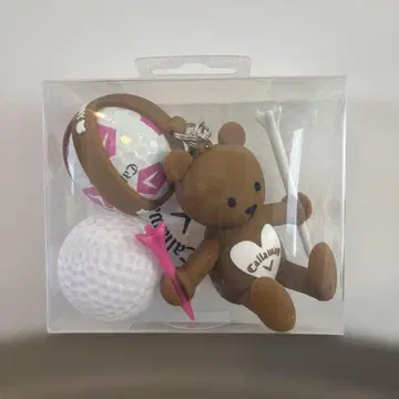캘러웨이 곰 모양 키링 골프 볼 세트