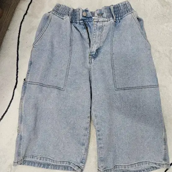 【BAON】[unisex] Janer Banding Denim Bermuda Pants Bermuda Denim Banding Pants 3color/Bermuda Pants 5 Pants