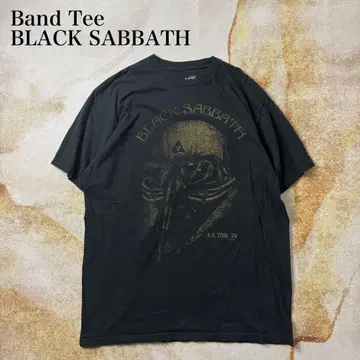 BLACK SABBATH 밴딩 티셔츠 1976 투어