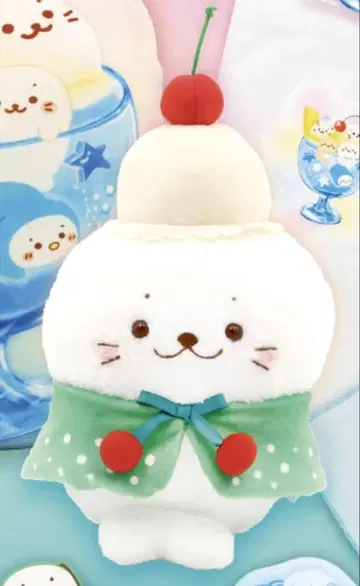 시로탄 복권 특상 크림 소다 포테포테 봉제 인형