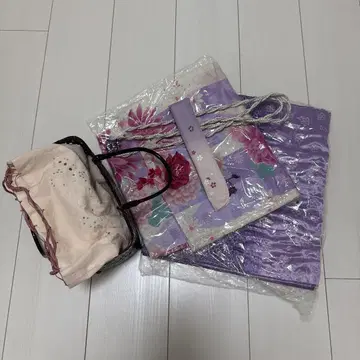 기모노 가방과 유카타 세트