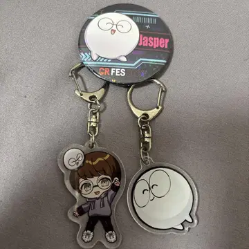 Jasper CR FES 2023 아크릴 키링, 캔 배치